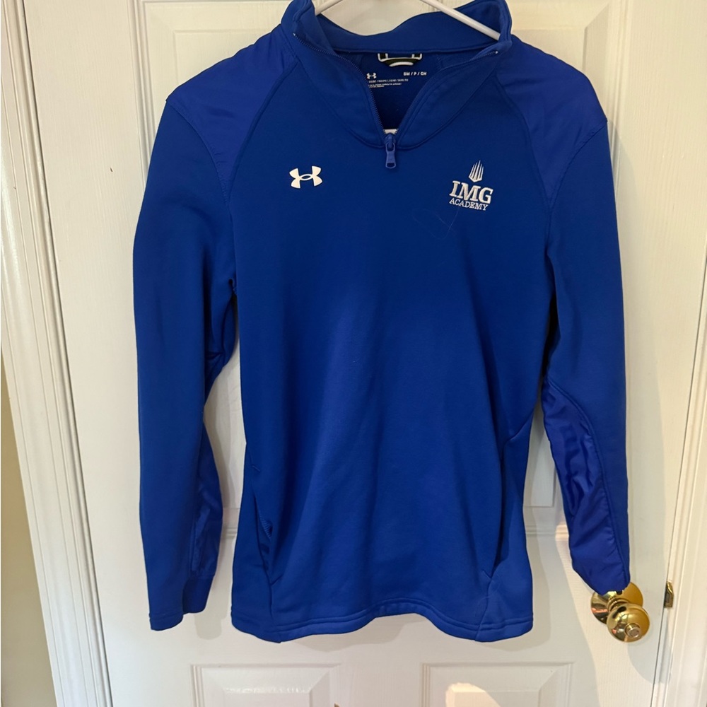 Under Armour Royal Blue Quarter-Zip Pullover